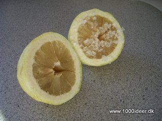 Naturlig rengøring med citroner 