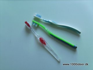 Brugte tandbørster til rengøring
