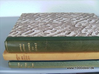 Rengøring af bøger betrukket med skind 