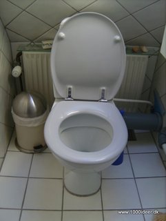 Genstridige kalkpletter i toilettet