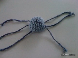 Det første strikkeprojekt – en edderkop?