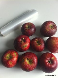 Giv æblerne længere holdbarhed med en frysepose