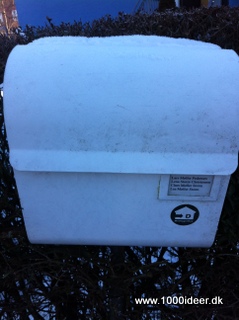 Undgå at postkassen fryser til