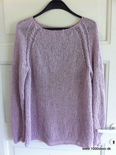 Strikket sweater- effektgarn & snoninger