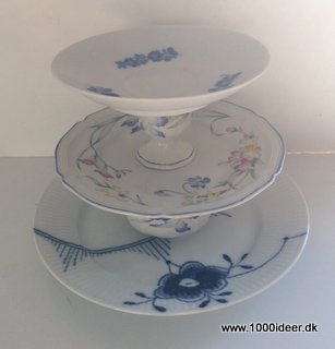 Opsats af gammelt porceln