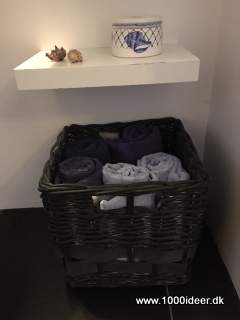 Opbevaring af håndklæder mm. på badeværelset