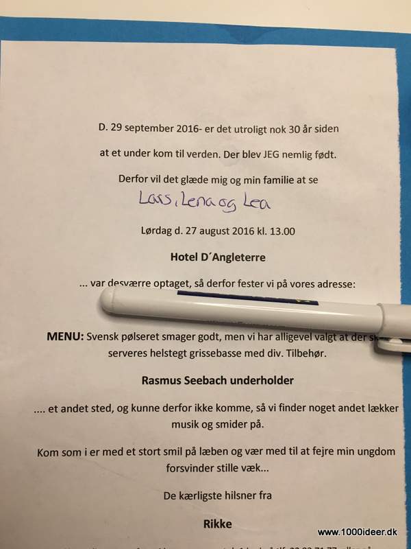 Studenterfest tekst til indbydelse