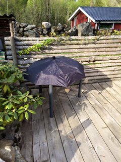 Haven Terrasse lavet af paller