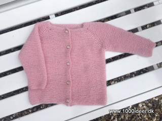 Babycardigan str. 1-3 mdr., strik